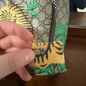 Gucci Brown and Green Jungle Print Backpack Gucci | Bags | Gucci Brown And Green Jungle Print Backpack  main image 3